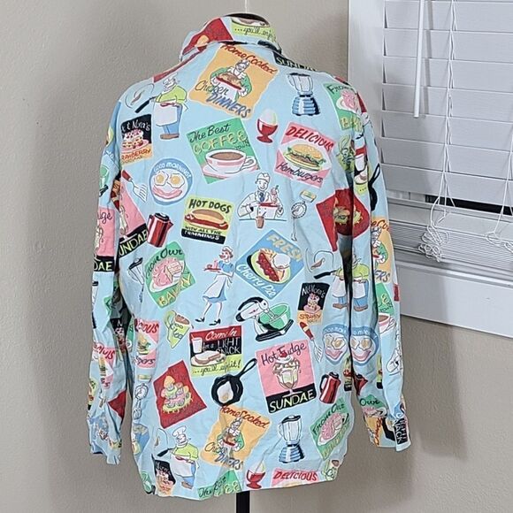 Nick & Nora 1950's Pajamas Vintage 1990's Size XL - Picture 4 of 16